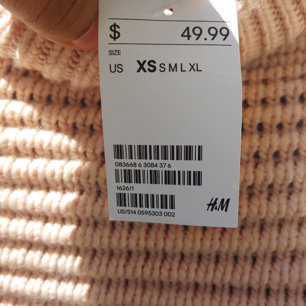 H&M Pink Ribbed Sweater - Picture 4 of 7